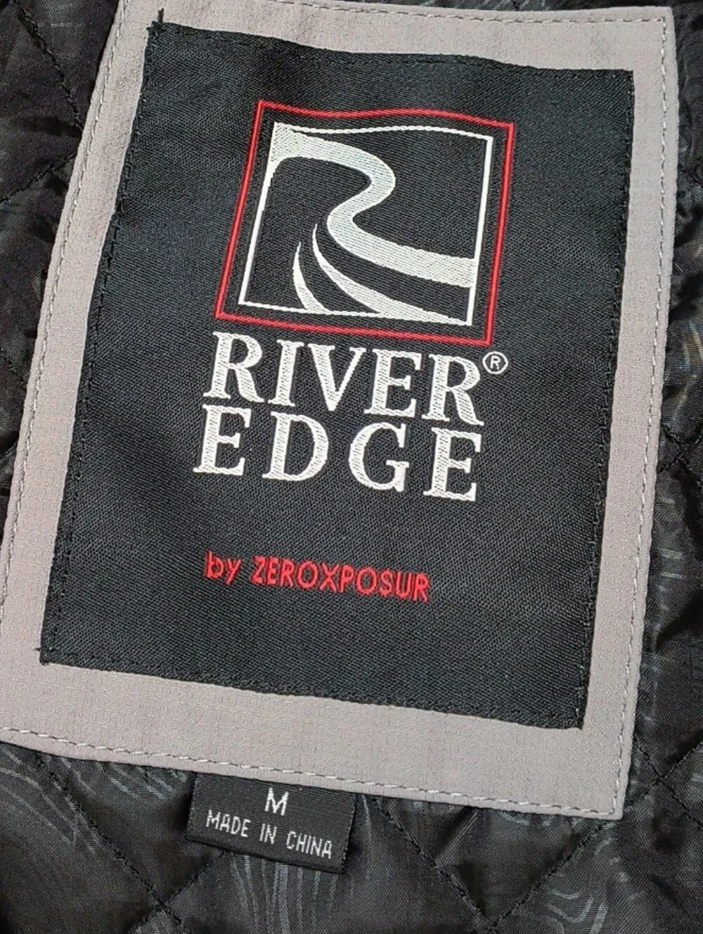 River Edge Women's Gray Jacket - Weather-Ready Insulation Size M